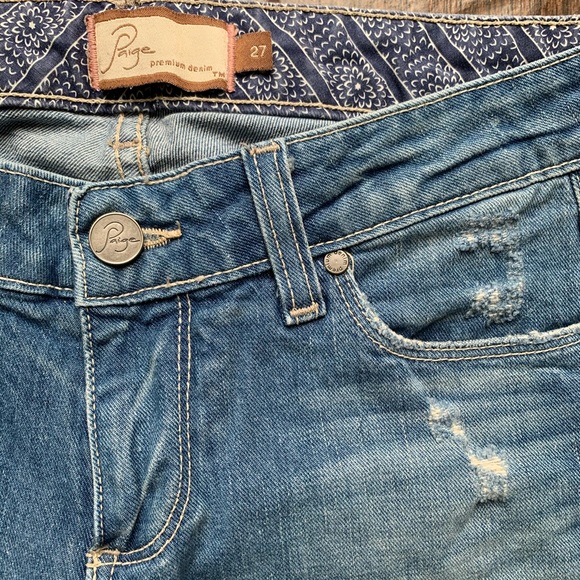 Paige Laurel Canyon Bootcut Light Wash 30.5” USA - Picture 5 of 10